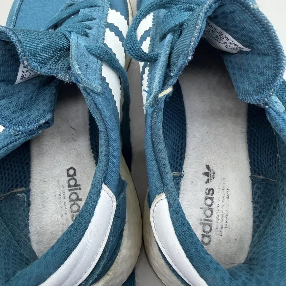 Adidas I-5923 Shoes Womens Size 6 Blue White Boost Running Sneakers CQ2529
